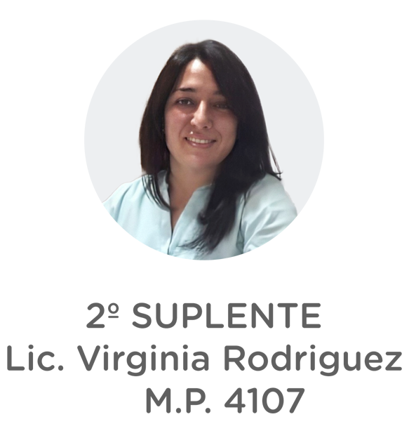 2º Suplente - Lic. Virginia Rodriguez