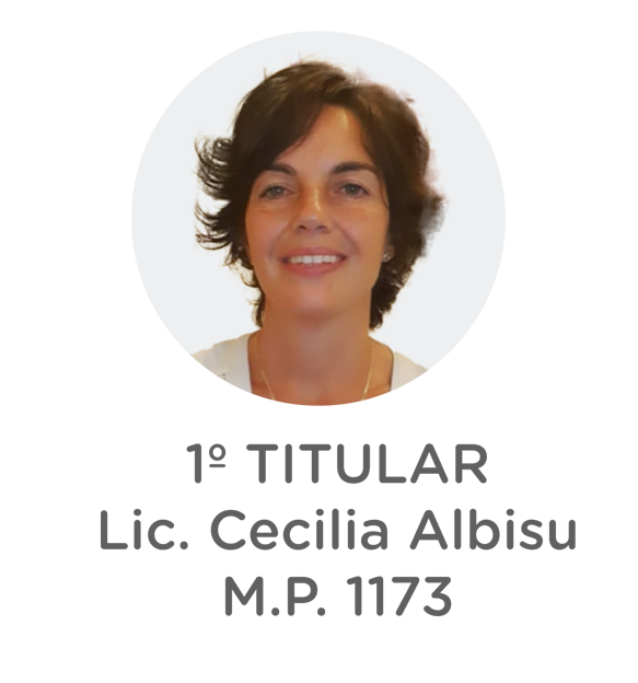 1º Titular - Lic. Cecilia Albisu